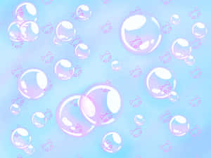 Pastel Bubbles Background Wallpaper