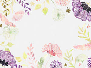 Pastel Floral Background Wallpaper