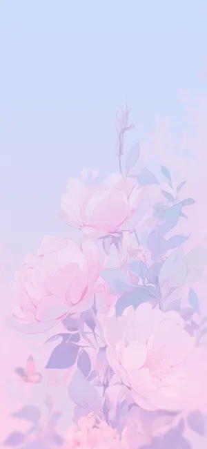 Pastel Floral Spring Background Wallpaper