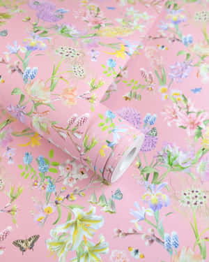 Pastel_ Floral_ Washi_ Tape_ Design Wallpaper