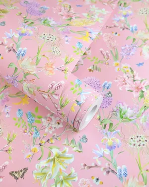 Pastel_ Floral_ Washi_ Tape_ Design Wallpaper