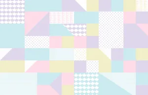 Pastel Geometric Patterns Wallpaper
