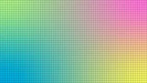 Pastel Gradient With Black Grid Aesthetic Wallpaper