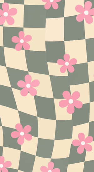 Pastel Indie Floral Pattern Wallpaper