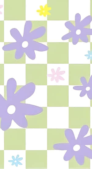 Pastel Indie Floral Pattern Wallpaper