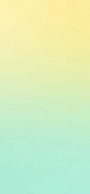 Pastel Ipad Gradient Yellow To Green Wallpaper