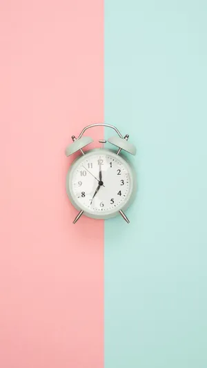 Pastel Iphone Alarm Clock Wallpaper