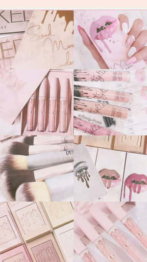 Pastel_ Makeup_ Collection_ Aesthetic.jpg Wallpaper