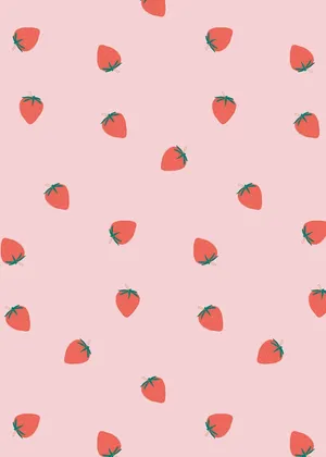Pastel Mini Strawberry Wallpaper