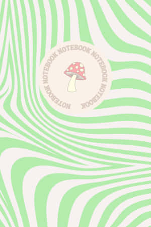 Pastel Mushroom Notebook Cover Wallpaper
