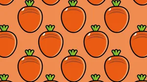 Pastel Orange Aesthetic Background Wallpaper