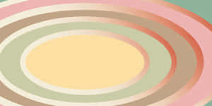 Pastel Oval Rings Wallpaper