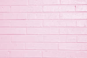 Pastel Pink Brick Wall Texture Wallpaper