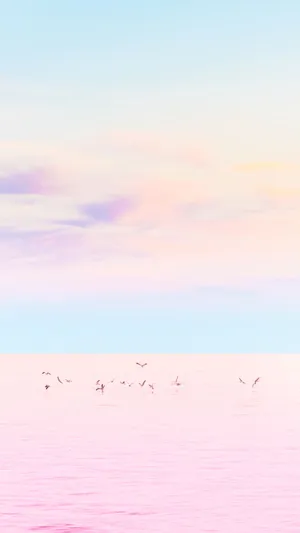 Pastel Pink Clouds Iphone Wallpaper