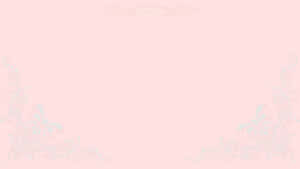 Pastel Pink Floral Background Wallpaper