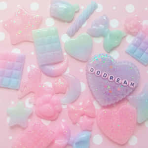 Pastel Pink Kawaii Aesthetic Collection Wallpaper