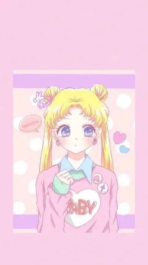 Pastel Pink Sailor Moon Pfp Wallpaper