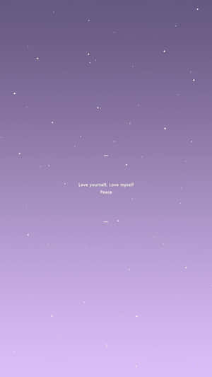 Pastel Purple Aesthetic Starry Sky Wallpaper