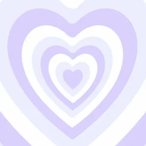 Pastel Purple Wildflower Heart Wallpaper