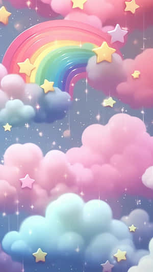 Pastel_ Rainbow_ Dreamscape Wallpaper