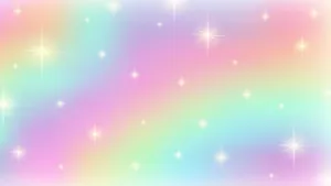 Pastel Rainbow Stars Background Wallpaper
