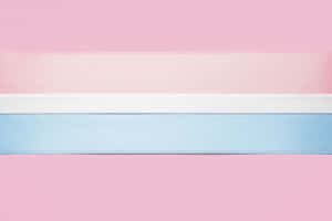 Pastel Ribbon Textureson Pink Background Wallpaper