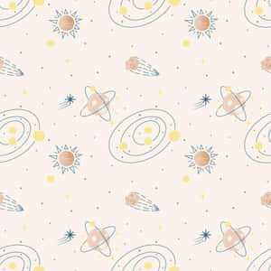 Pastel_ Space_ Pattern_ Background Wallpaper