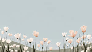 Pastel Spring Flowers Wallpaper