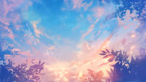 Pastel Spring Sky Wallpaper