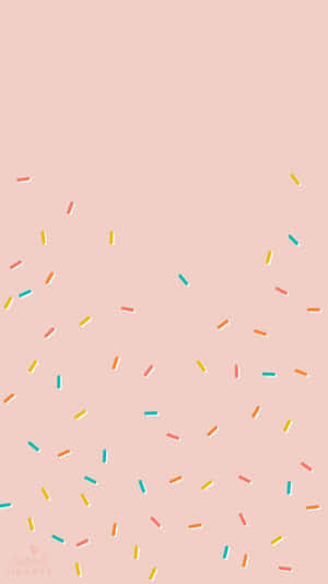 Pastel Sprinkles Background Wallpaper