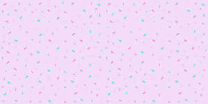 Pastel Sprinkles Pattern Background Wallpaper