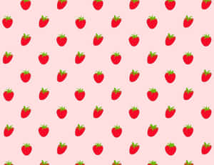 Pastel Strawberry Digital Art Wallpaper