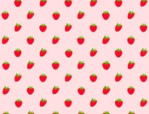 Pastel Strawberry Digital Art Wallpaper