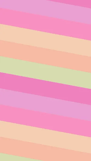 Pastel Stripes Serenity Lock Screen Wallpaper
