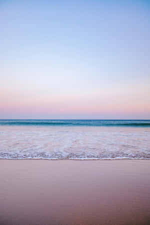 Pastel Sunset Beach Serenity.jpg Wallpaper