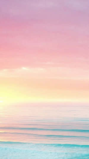 Pastel Sunset Ocean Aesthetic.jpg Wallpaper