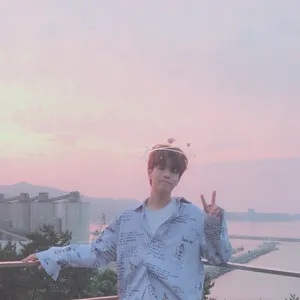 Pastel Sunset Peace Sign Wallpaper