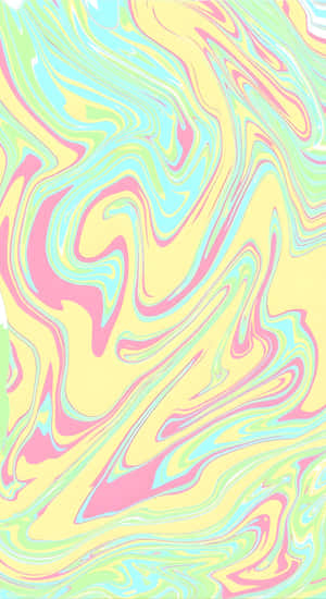 Pastel Swirl Indie Vibes Wallpaper