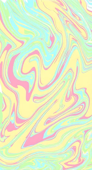 Pastel Swirl Indie Vibes Wallpaper
