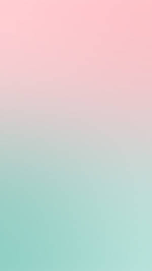 Pastel Teal Gradient Pink Wallpaper