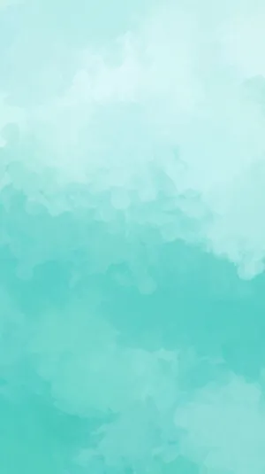 Pastel Teal Watercolor Background Wallpaper