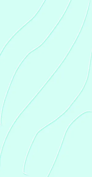 Pastel Teal Waves Background Wallpaper