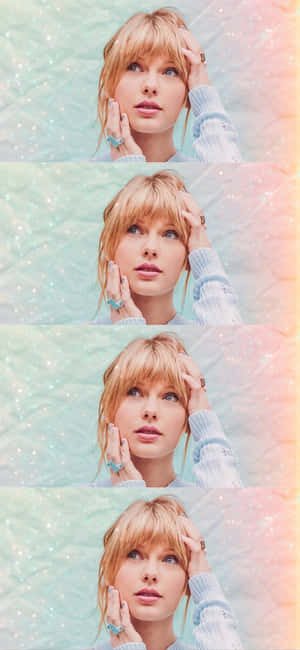 Pastel Triptych Taylor Swift Wallpaper