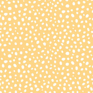 Pastel Yellow Dotted Pattern Wallpaper