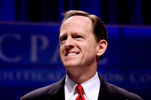 Pat Toomey Smiling At Cpac Wallpaper