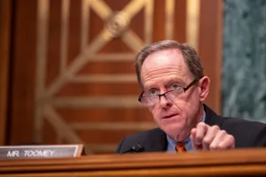 Pat Toomey Talking During Committee Wallpaper