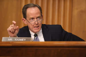 Pat Toomey With Glasses Wallpaper