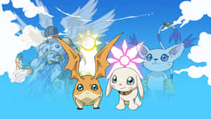 Patamon_and_ Friends_ Digital_ World_ Adventure Wallpaper