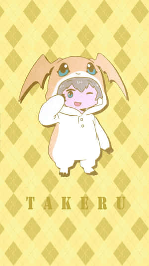 Patamon Costume Cuteness Wallpaper