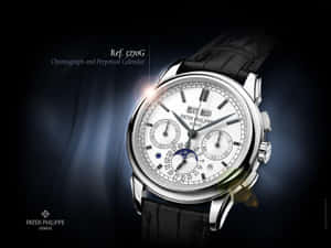 Patek Philippe5270 G Perpetual Chronograph Watch Wallpaper